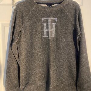 Tommy Hilfiger Gray Sweatshirt with Logo